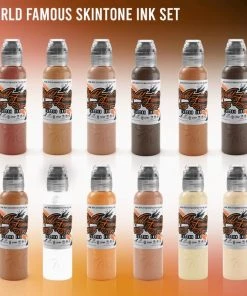 World Famous Tattoo Ink Set - World Famous Skintone Ink
